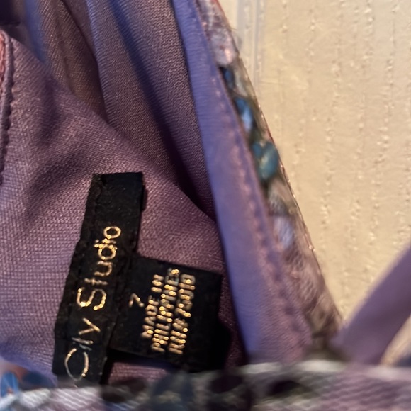 NEW, City Studio Prom Juniors Dress, 7, Purple - Picture 6 of 12